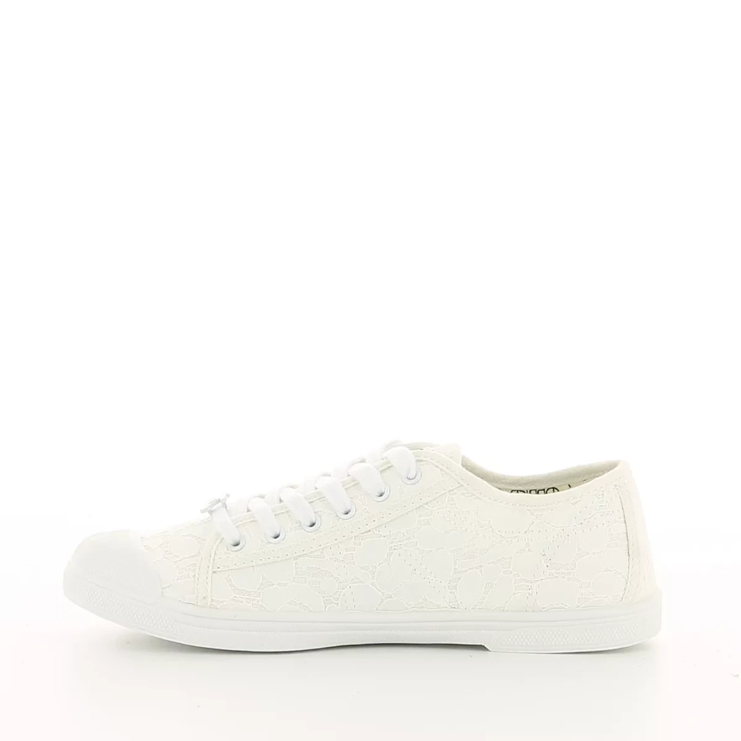 Image (4) de la chaussures Le Temps des Cerises - Baskets Beige en Textile