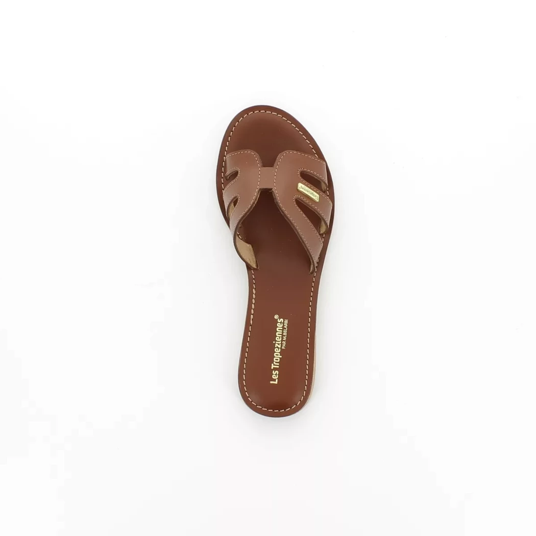Image (6) de la chaussures Les Tropeziennes - Mules et Sabots Cuir naturel / Cognac en Cuir
