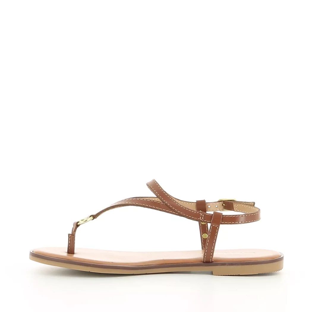 Image (4) de la chaussures Les Tropeziennes - Sandales et Nu-Pieds Cuir naturel / Cognac en Cuir