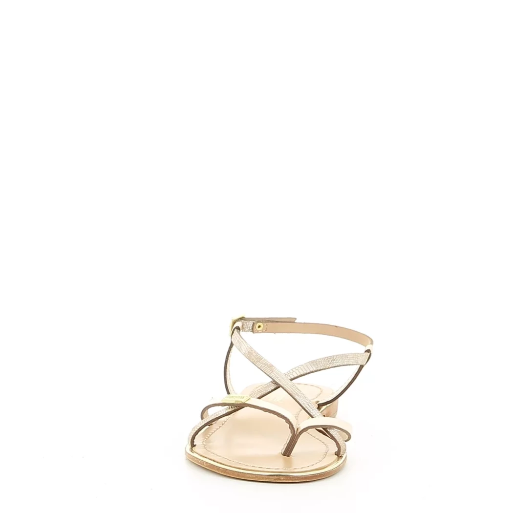 Image (5) de la chaussures Les Tropeziennes - Sandales et Nu-Pieds Or / Bronze / Platine en Cuir
