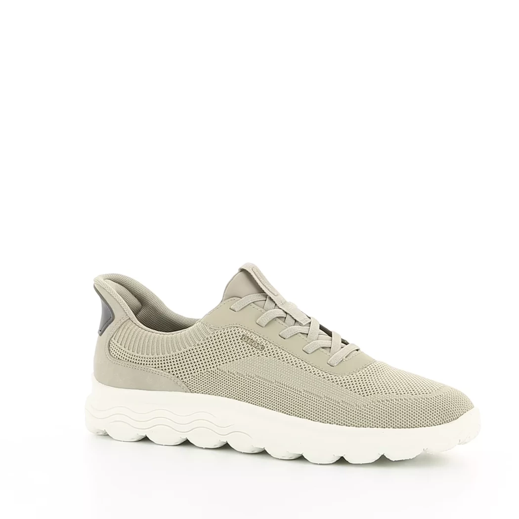 Image (1) de la chaussures Geox - Baskets Beige en Textile