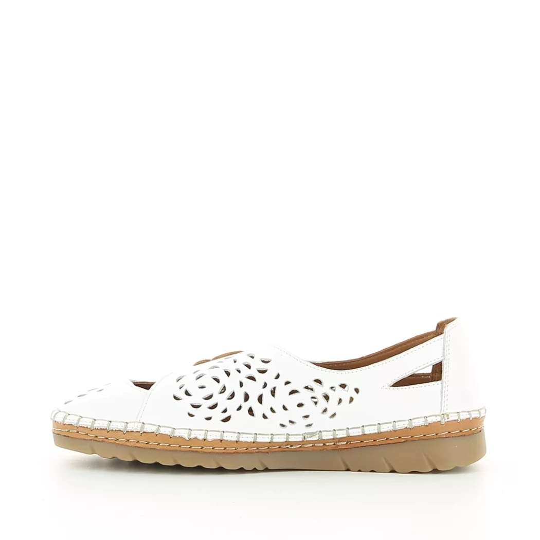 Image (4) de la chaussures Diabolo Studio - Ballerines Blanc en Cuir