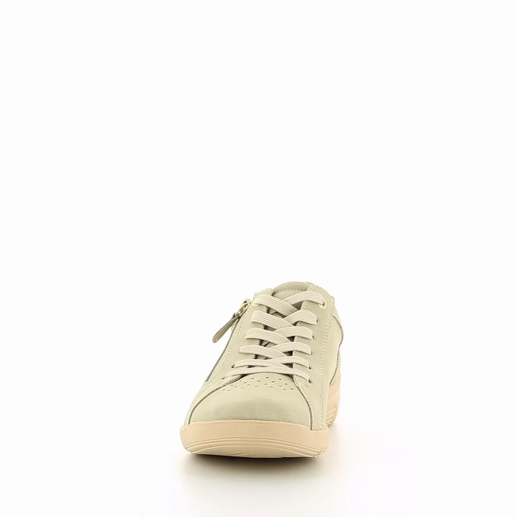 Image (5) de la chaussures Relife - Baskets Beige en Cuir