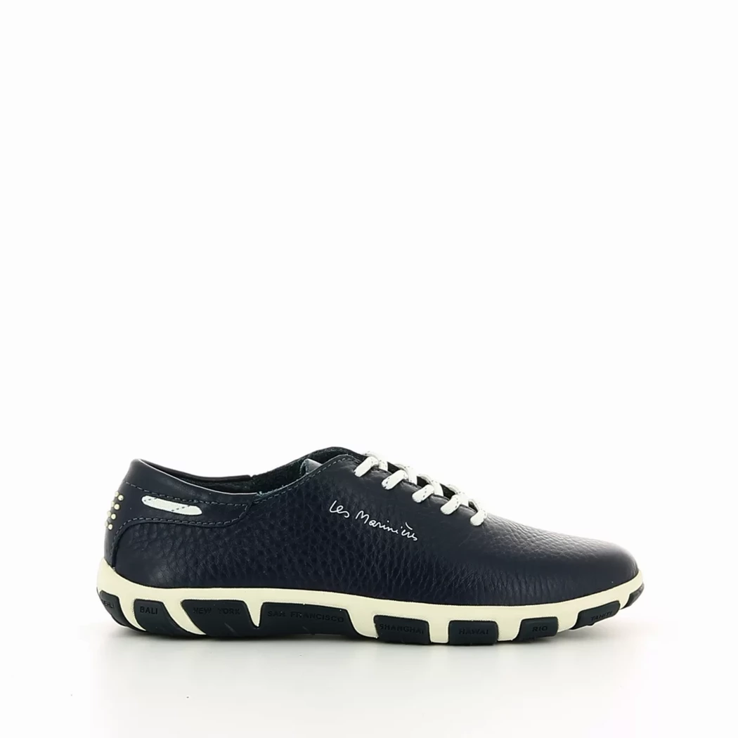 Image (2) de la chaussures Tbs - Baskets Bleu en Cuir