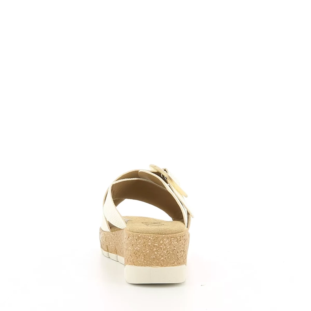 Image (3) de la chaussures Divina - Mules et Sabots Blanc en Cuir synthétique