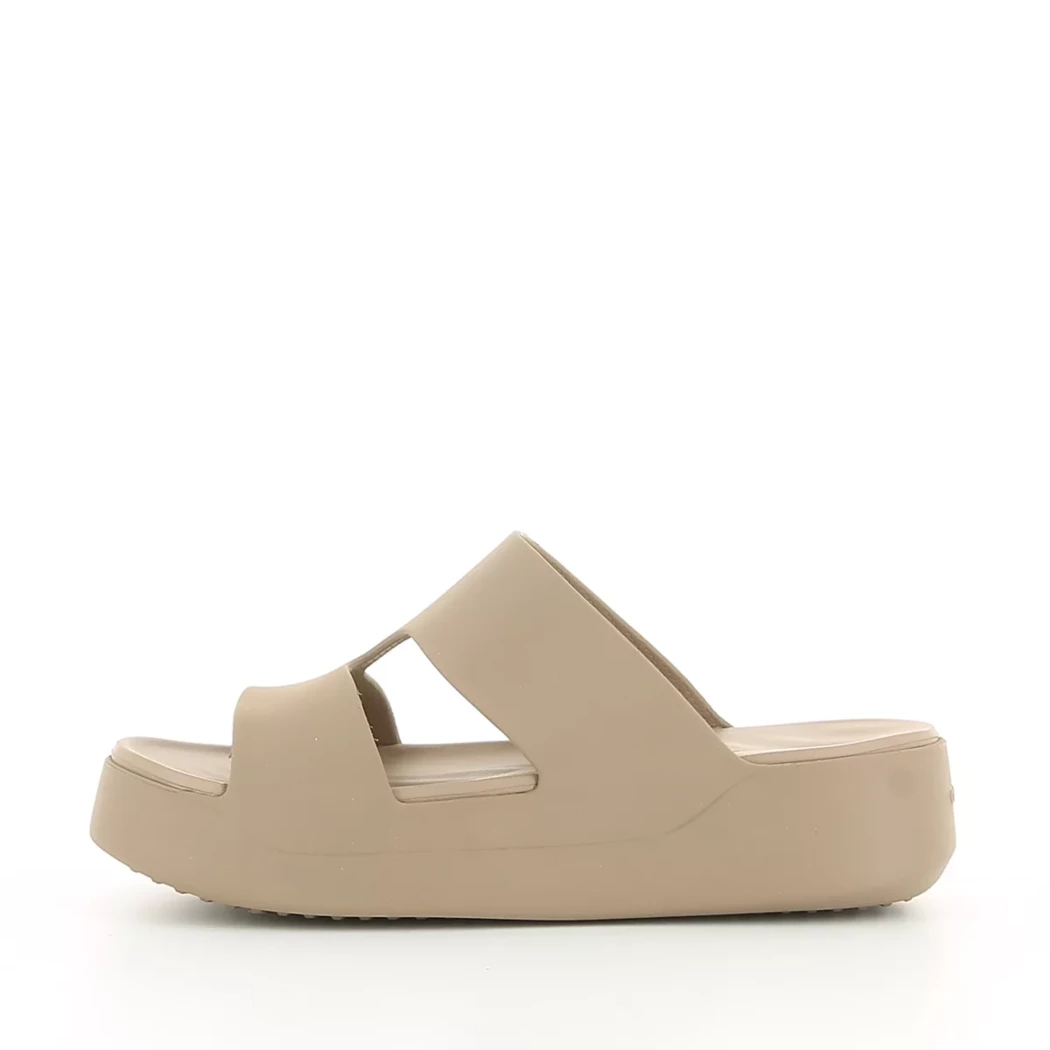 Image (4) de la chaussures Crocs - Mules et Sabots Taupe en Caoutchouc