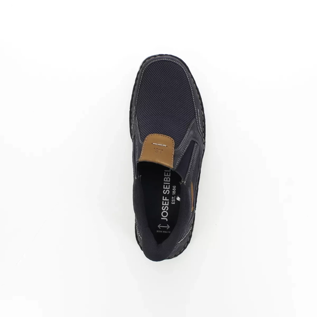 Image (6) de la chaussures Josef Seibel - Mocassins Bleu en Cuir nubuck