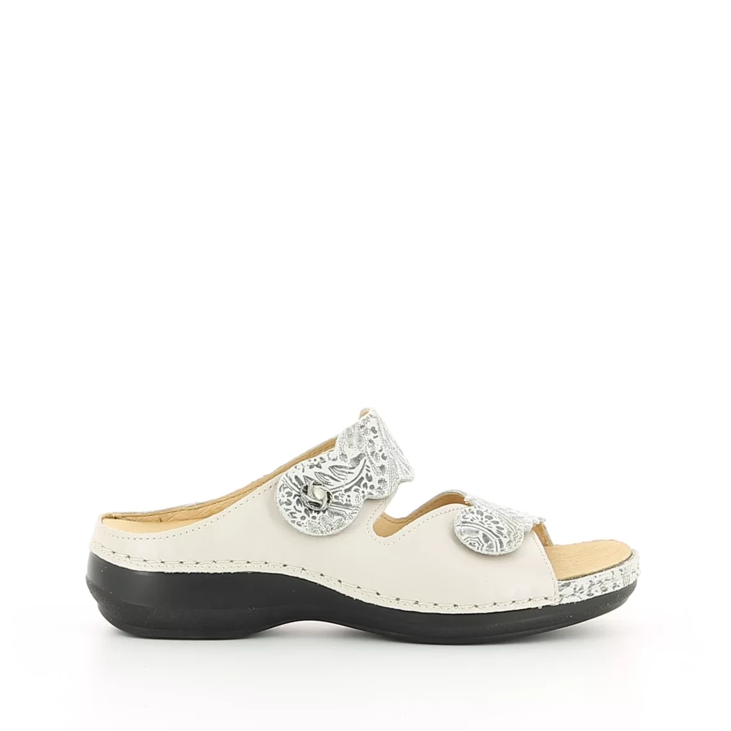 Image (2) de la chaussures Valmonte - Mules et Sabots Beige en Cuir