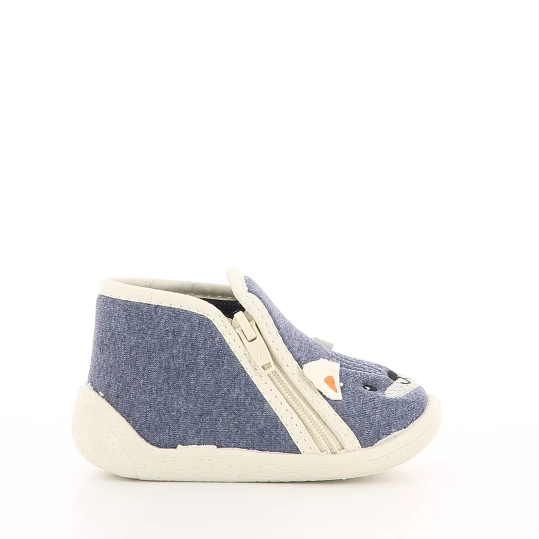 Image (2) de la chaussures Bossi - Pantoufles et Chaussons Bleu en Textile