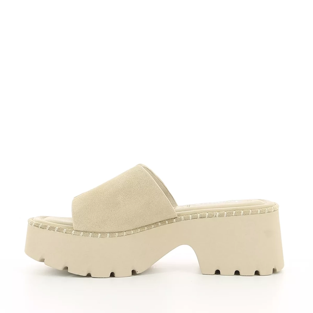 Image (4) de la chaussures Tamaris - Mules et Sabots Taupe en Cuir nubuck