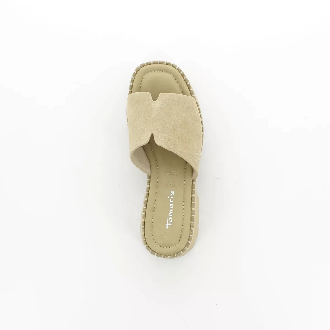 Image (6) de la chaussures Tamaris - Mules et Sabots Taupe en Cuir nubuck
