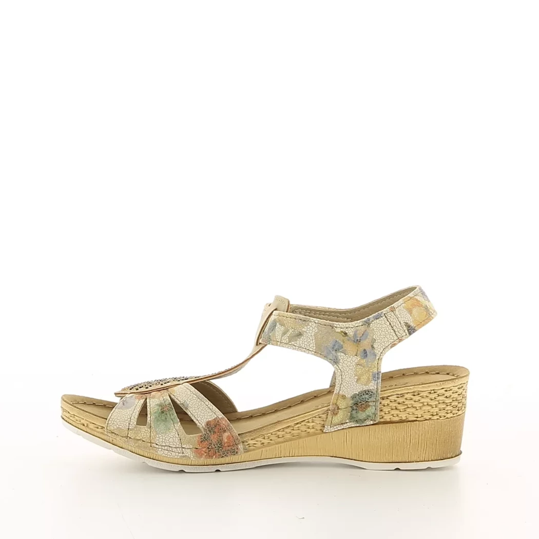 Image (4) de la chaussures Inblu - Sandales et Nu-Pieds Beige en Cuir synthétique