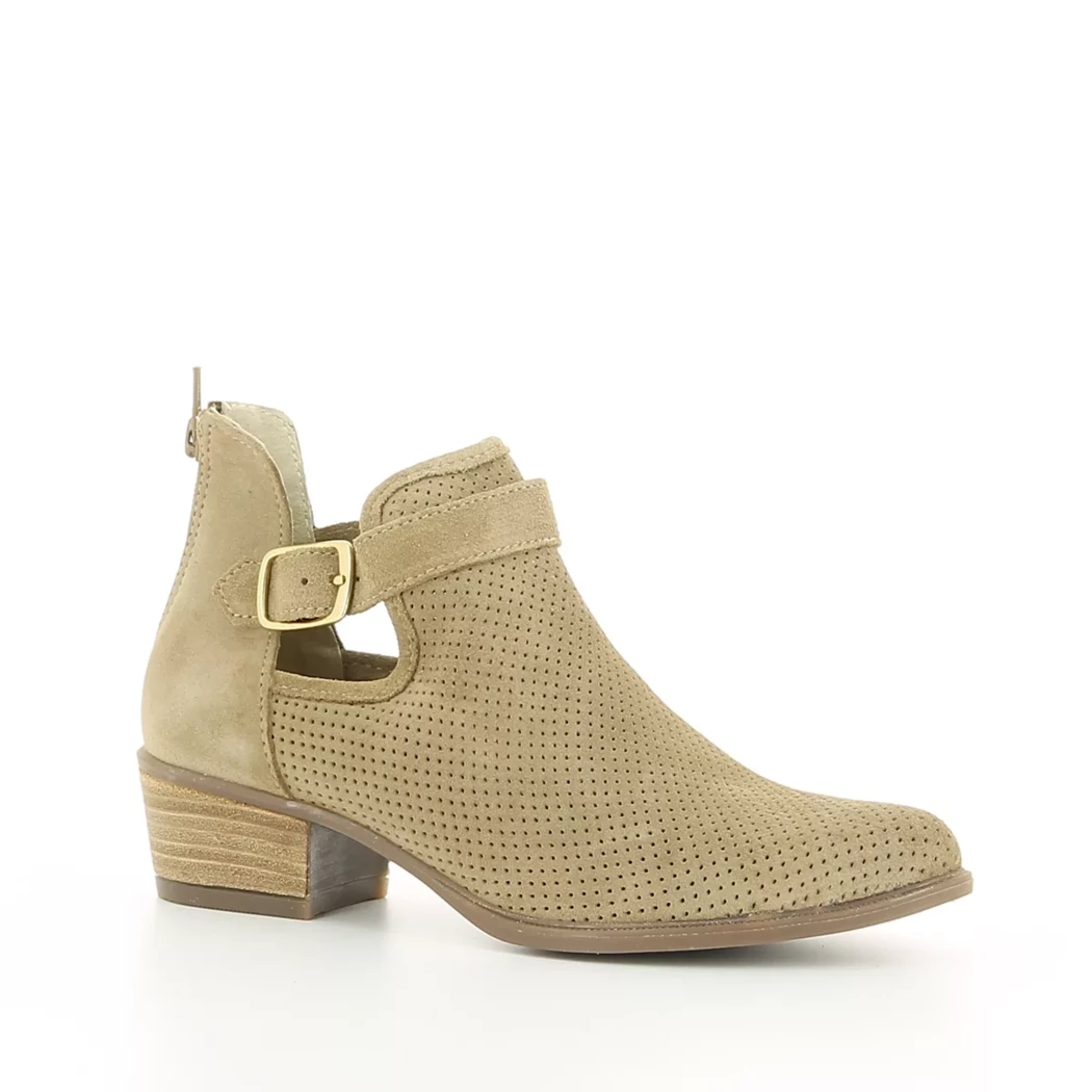 Image (1) de la chaussures Diabolo Studio - Boots Taupe en Cuir nubuck