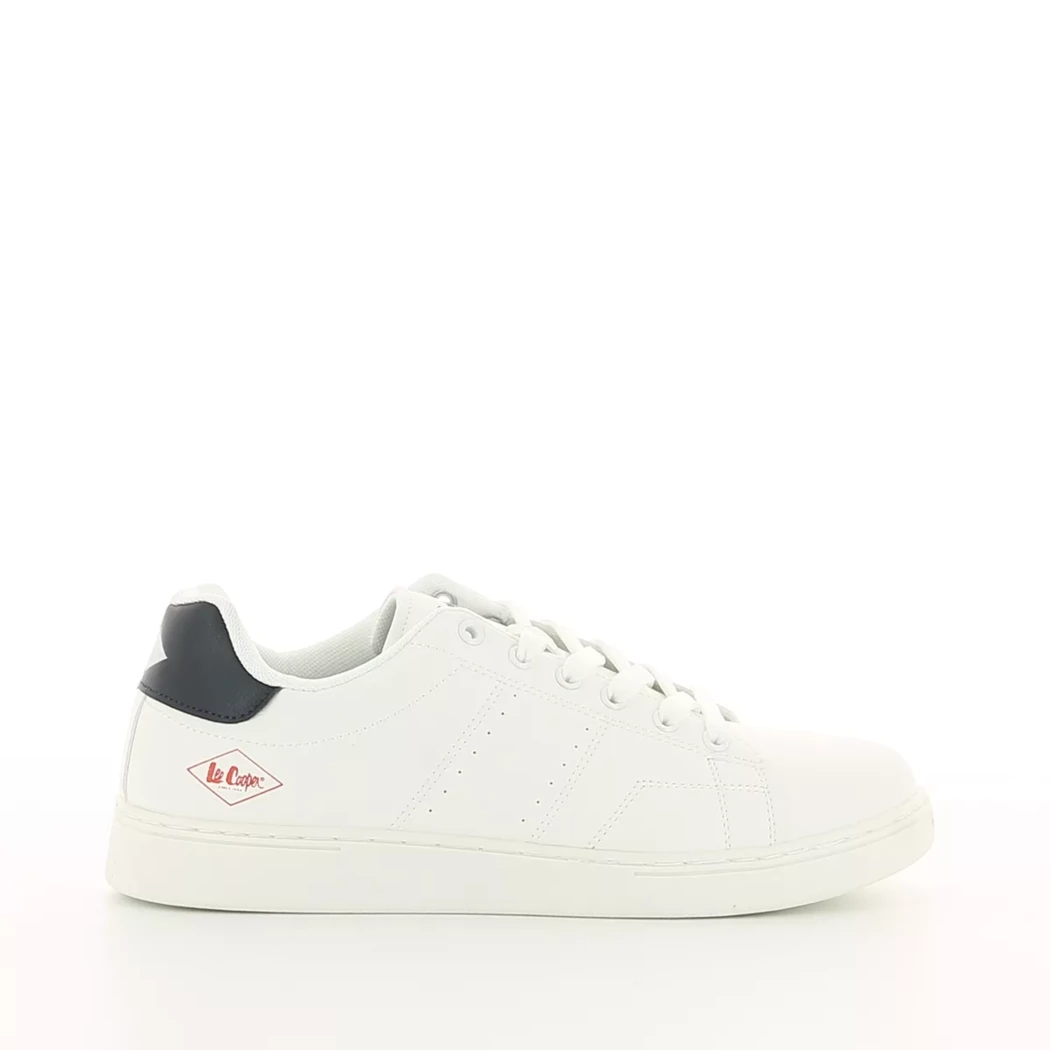 Image (2) de la chaussures Lee Cooper - Baskets Blanc en Cuir synthétique