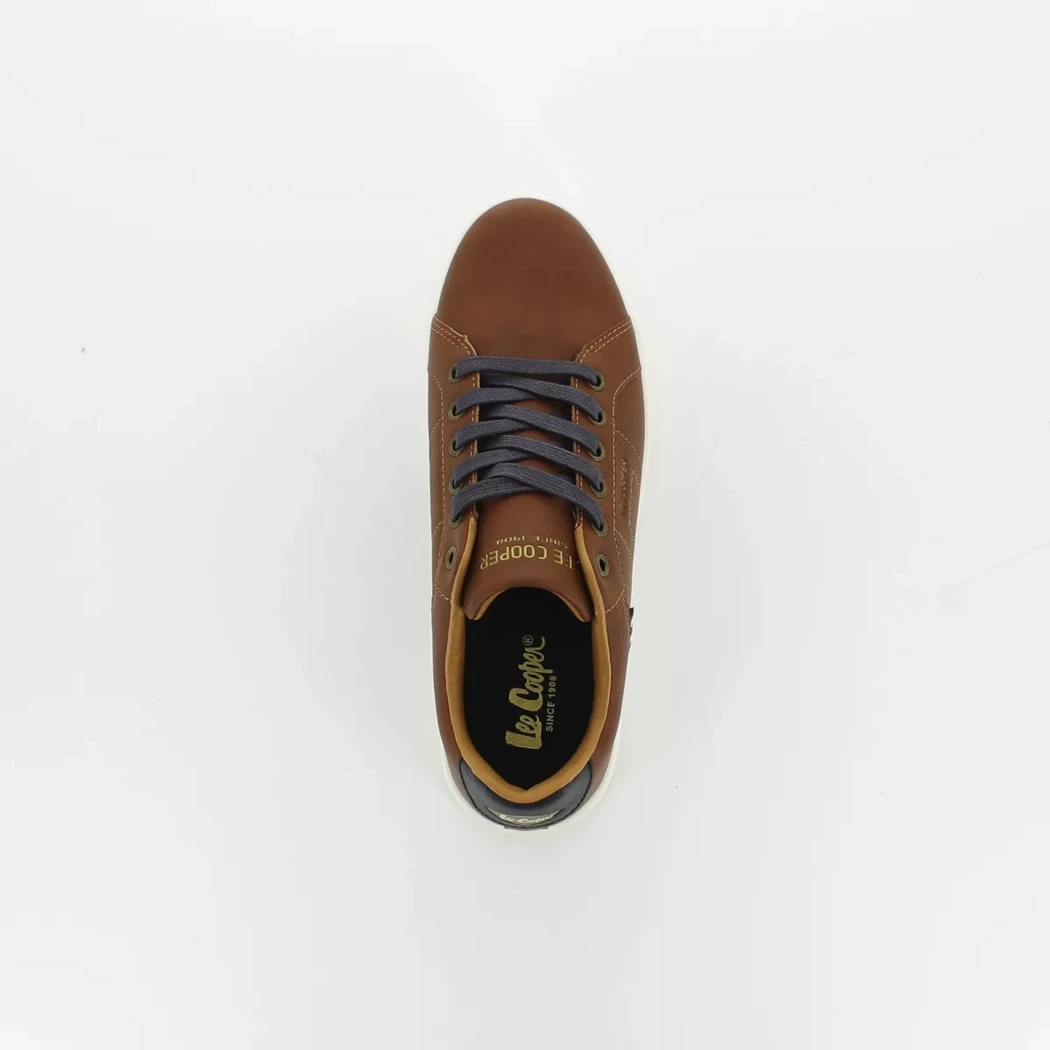Image (6) de la chaussures Lee Cooper - Baskets Cuir naturel / Cognac en Cuir synthétique