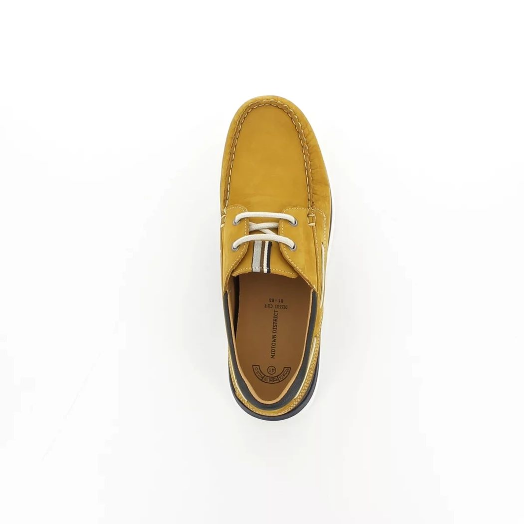 Image (6) de la chaussures Midtown District - Chaussures bateau Cuir naturel / Cognac en Cuir nubuck