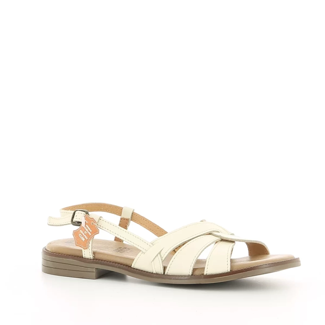 Image (1) de la chaussures Miss Boho - Sandales et Nu-Pieds Beige en Cuir