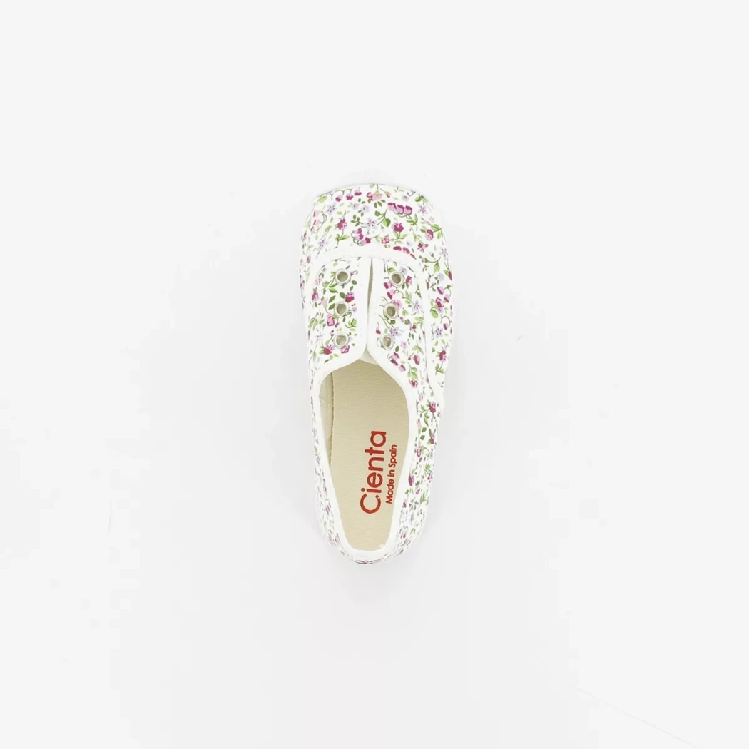Image (6) de la chaussures Cienta - Baskets Blanc en Textile