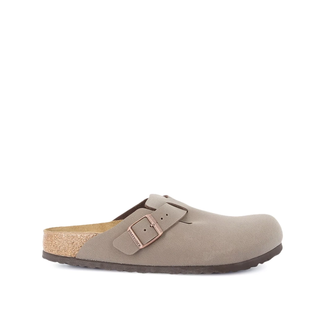 Image (2) de la chaussures Birkenstock - Mules et Sabots Marron en Cuir nubuck