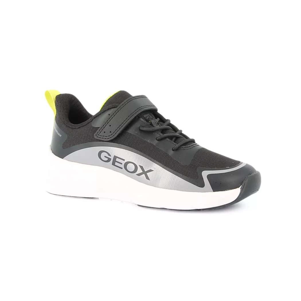 Image (1) de la chaussures Geox - Baskets Noir en Cuir synthétique
