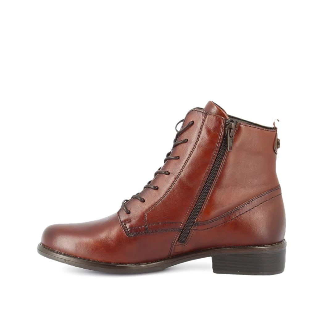 Image (4) de la chaussures Remonte - Bottines Cuir naturel / Cognac en Cuir