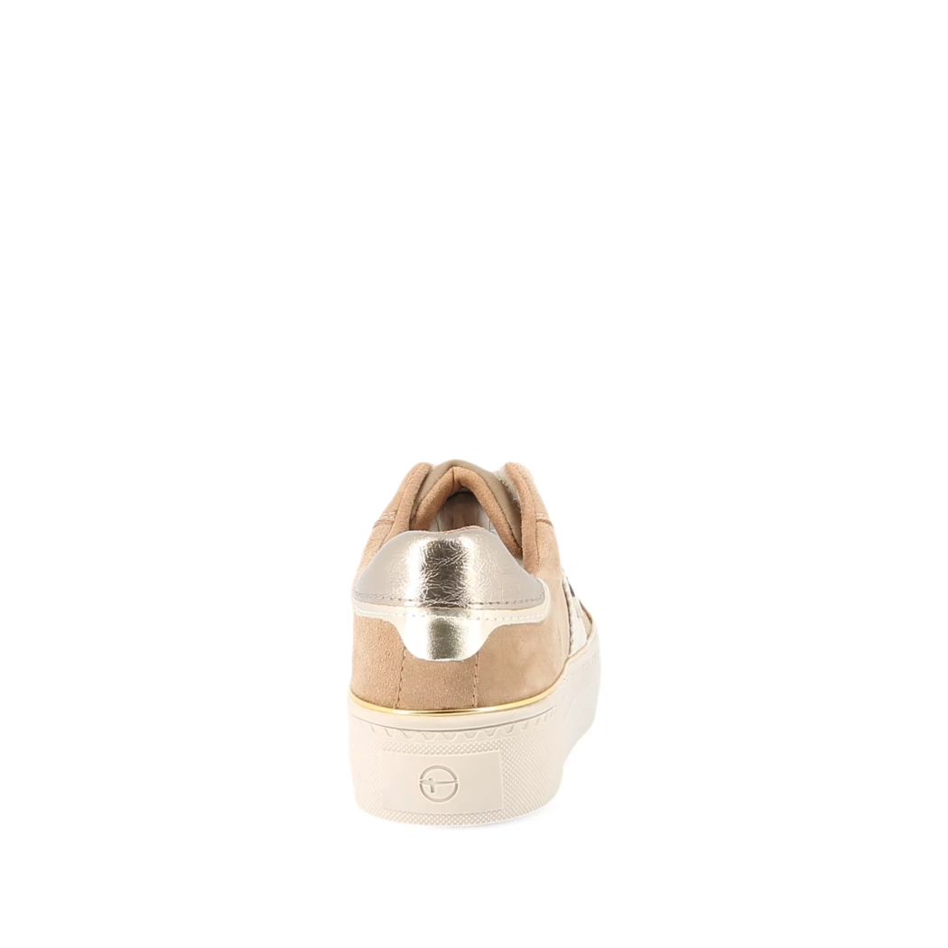 Image (3) de la chaussures Tamaris - Baskets Cuir naturel / Cognac en Cuir nubuck