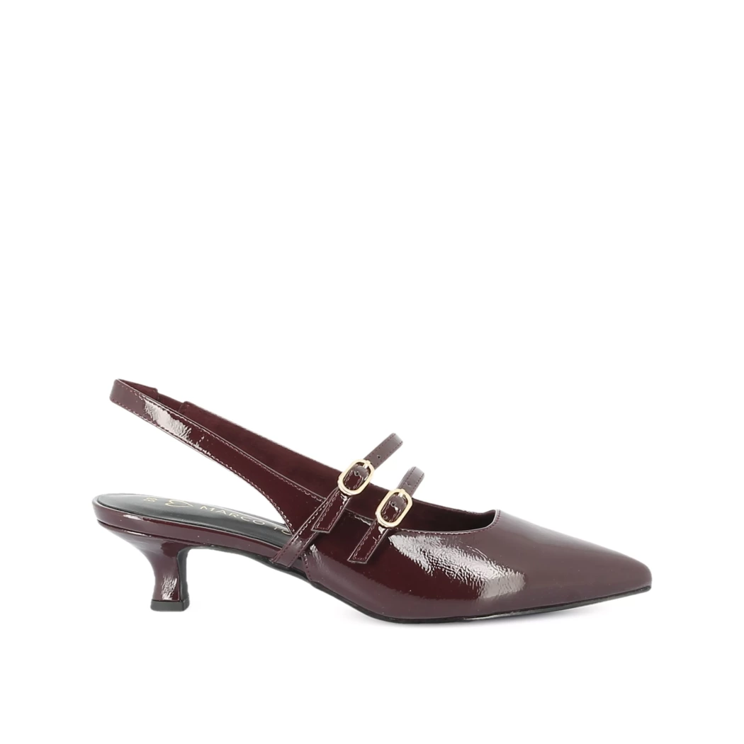 Image (2) de la chaussures Marco Tozzi - Escarpins Bordeaux en Cuir synthétique