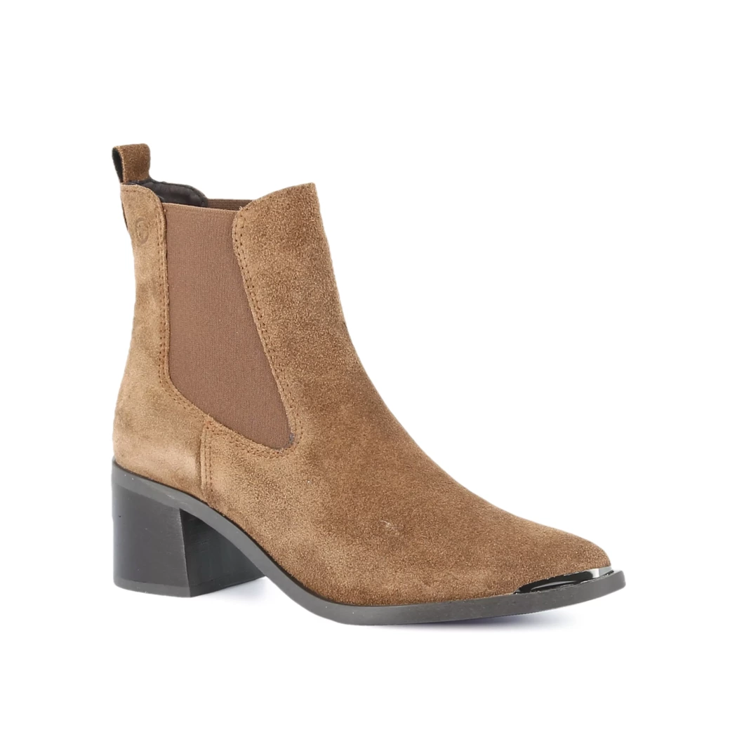 Image (1) de la chaussures Tamaris - Boots Cuir naturel / Cognac en Cuir nubuck
