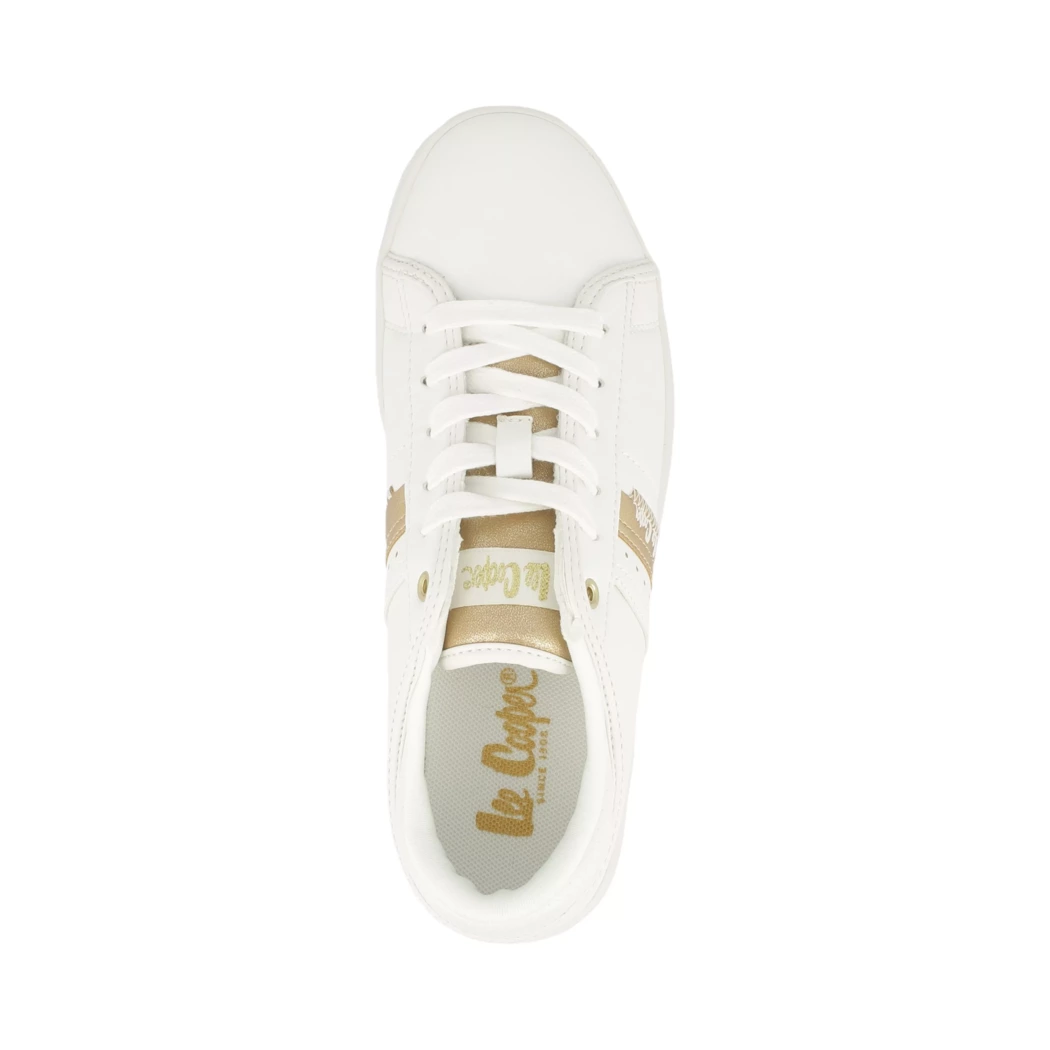 Image (6) de la chaussures Lee Cooper - Baskets Blanc en Cuir synthétique