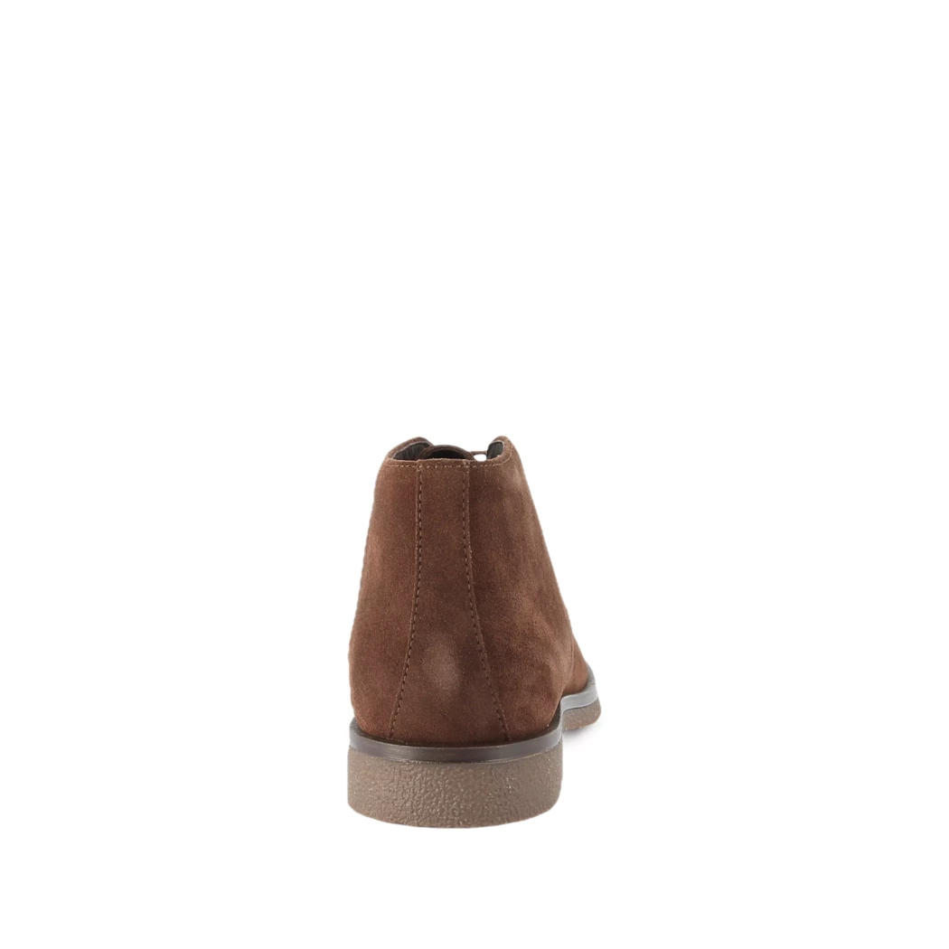 Image (3) de la chaussures Geox - Bottines Marron en Cuir nubuck