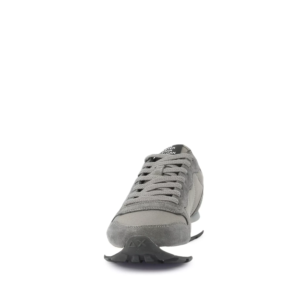 Image (5) de la chaussures Sun68 - Baskets Gris en Cuir nubuck