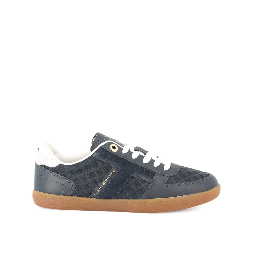 Image (2) de la chaussures Tommy Hilfiger - Baskets Bleu en Cuir