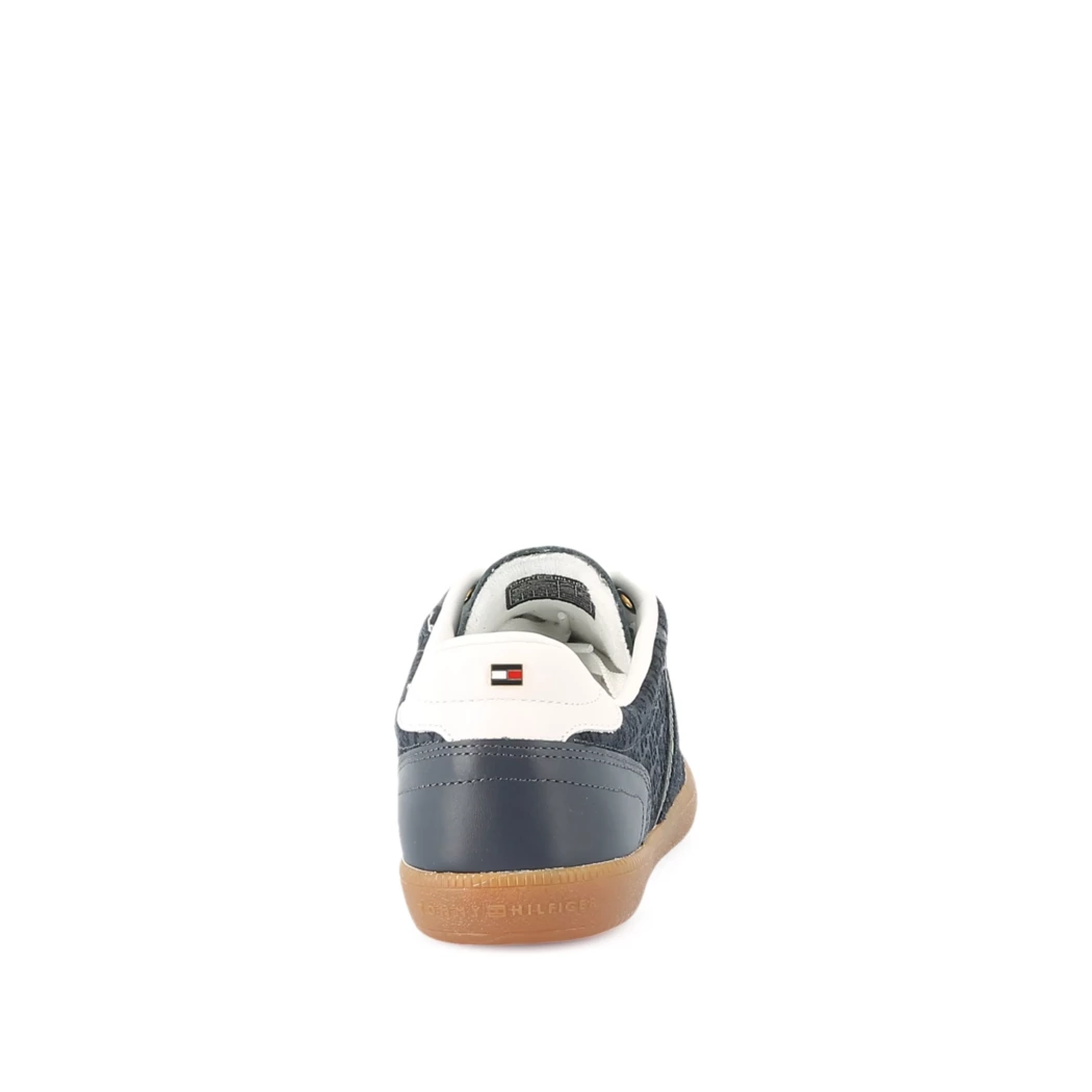 Image (3) de la chaussures Tommy Hilfiger - Baskets Bleu en Cuir