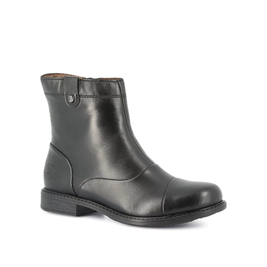 Image (1) de la chaussures Rieker - Boots Noir en Cuir
