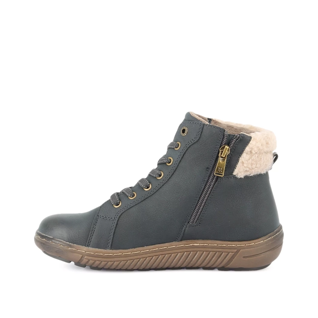 Image (4) de la chaussures Romika - Bottines Bleu en Cuir synthétique