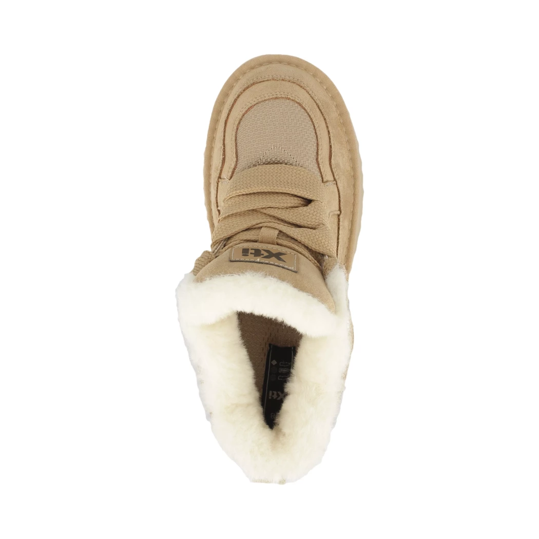 Image (6) de la chaussures Xti - Baskets Beige en Cuir nubuck