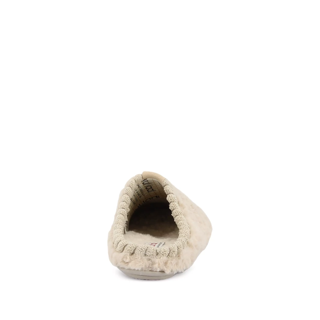 Image (3) de la chaussures Vul ladi - Pantoufles et Chaussons Beige en Textile