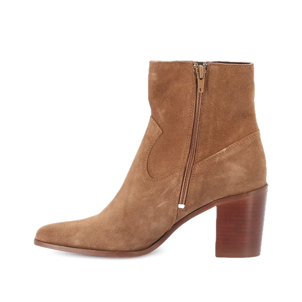 Image (4) de la chaussures Les Fees de Bengale - Boots Taupe en Cuir nubuck