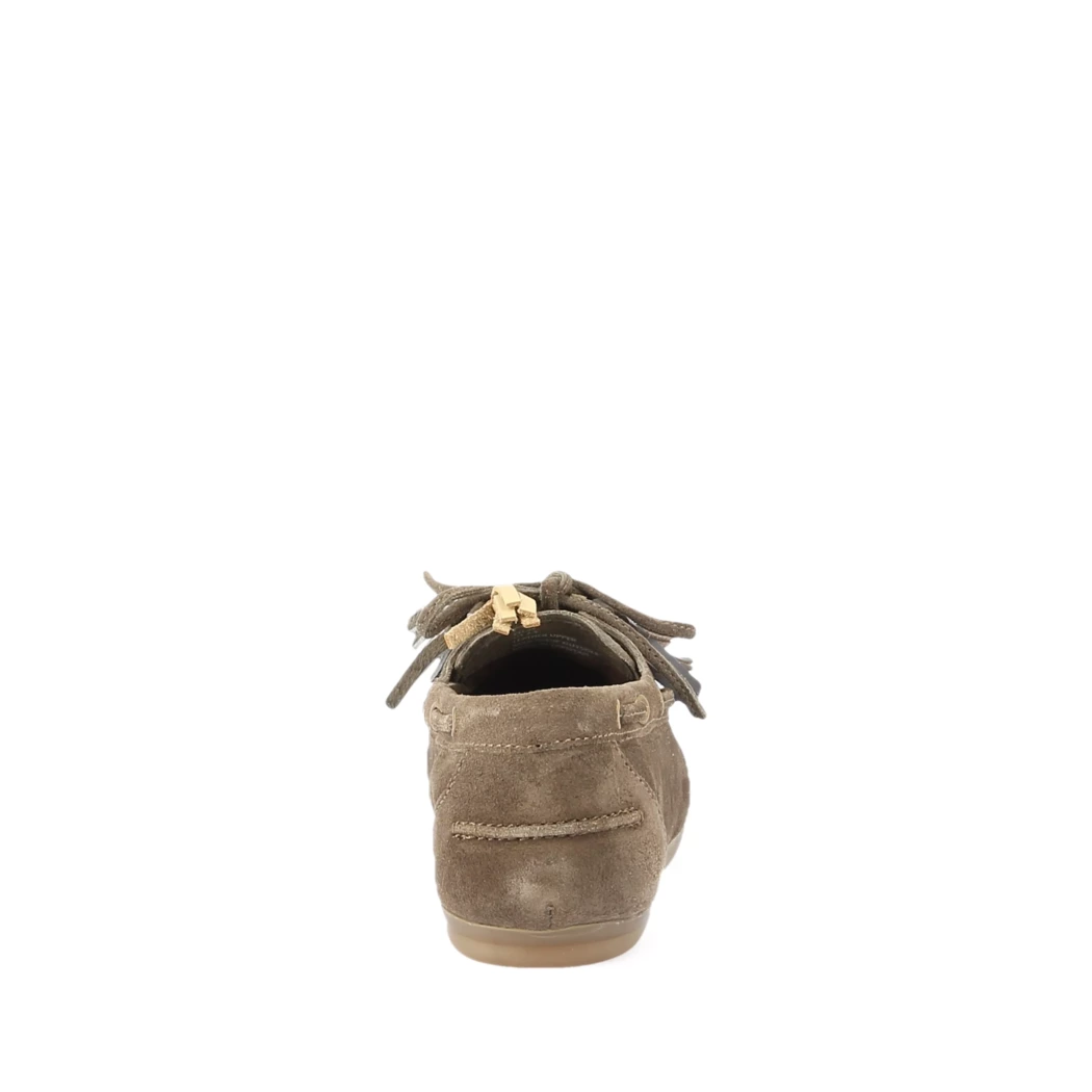 Image (3) de la chaussures Poelman - Mocassins Vert en Cuir nubuck