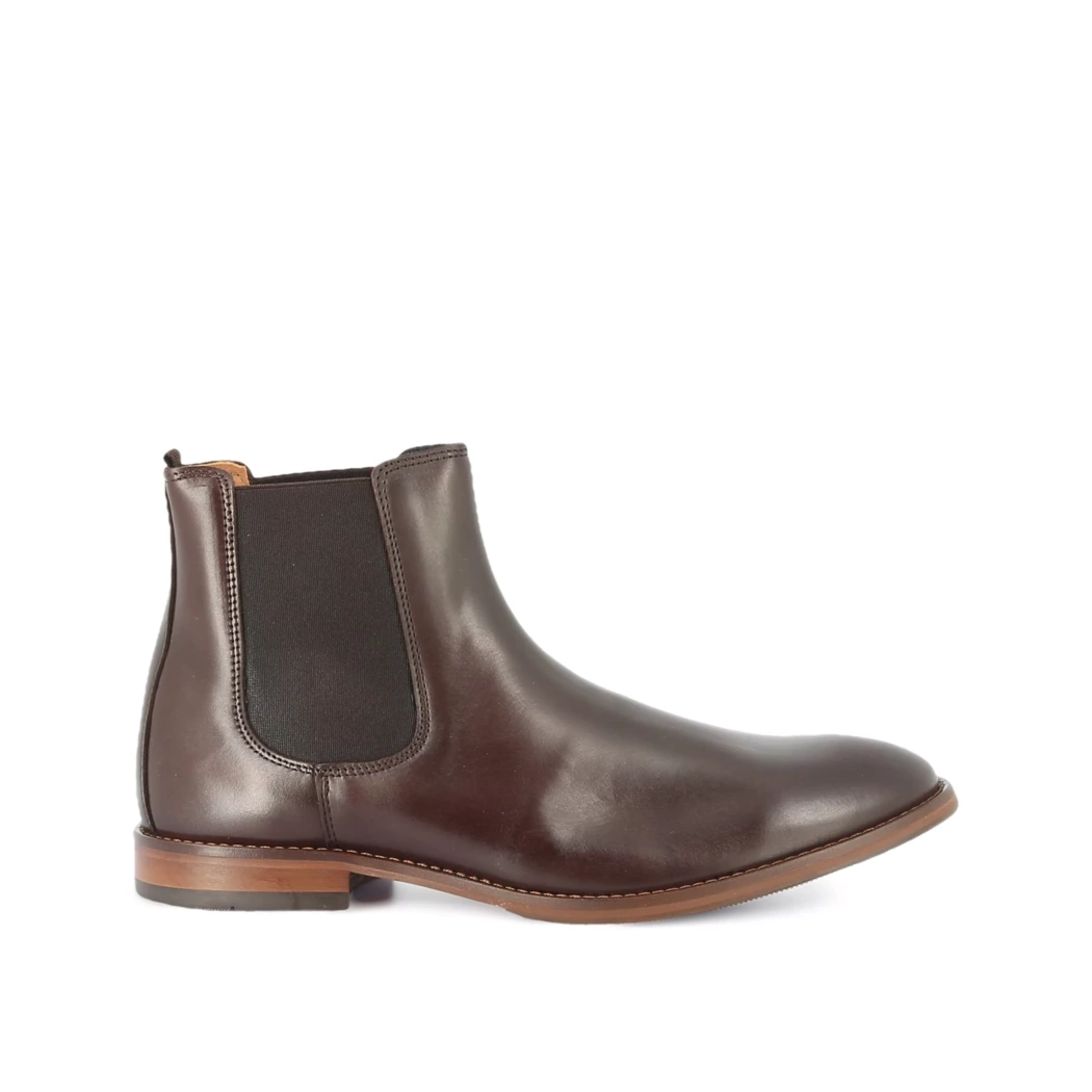 Image (2) de la chaussures Thomas Strenton - Boots Marron en Cuir
