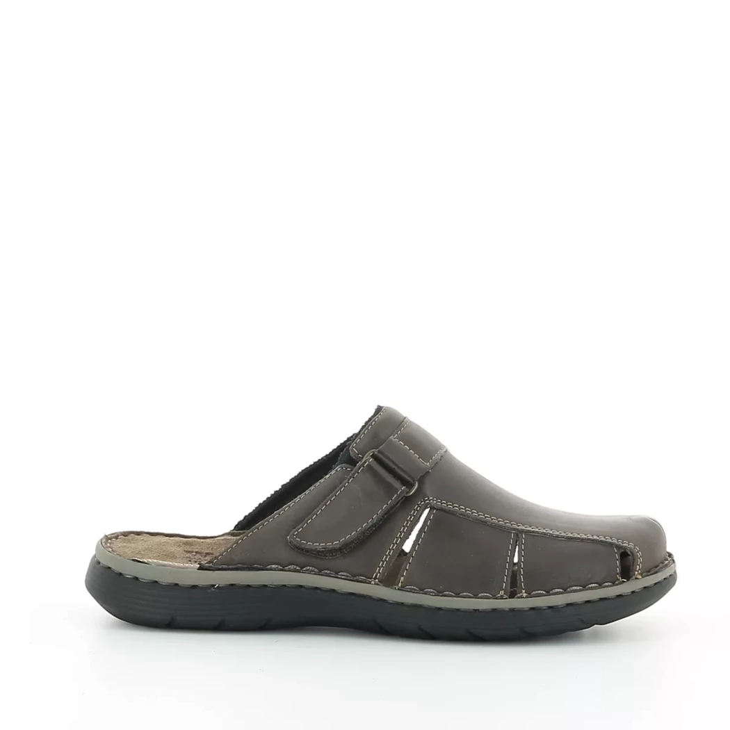 Image (2) de la chaussures Calba - Mules et Sabots Marron en Cuir