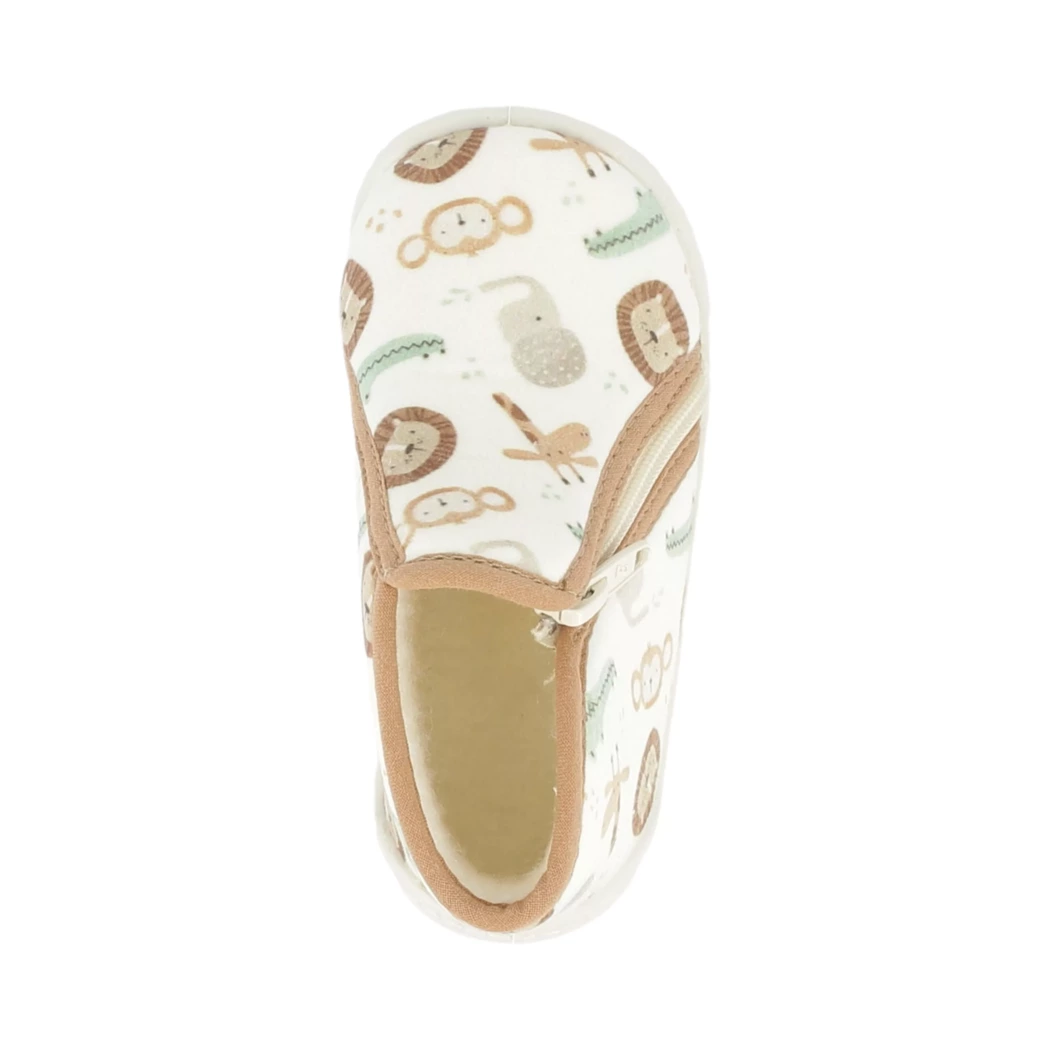 Image (6) de la chaussures Bossi - Pantoufles et Chaussons Beige en Textile