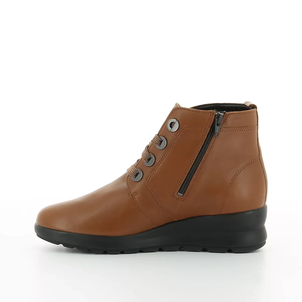 Image (4) de la chaussures Mephisto - Bottines Cuir naturel / Cognac en Cuir