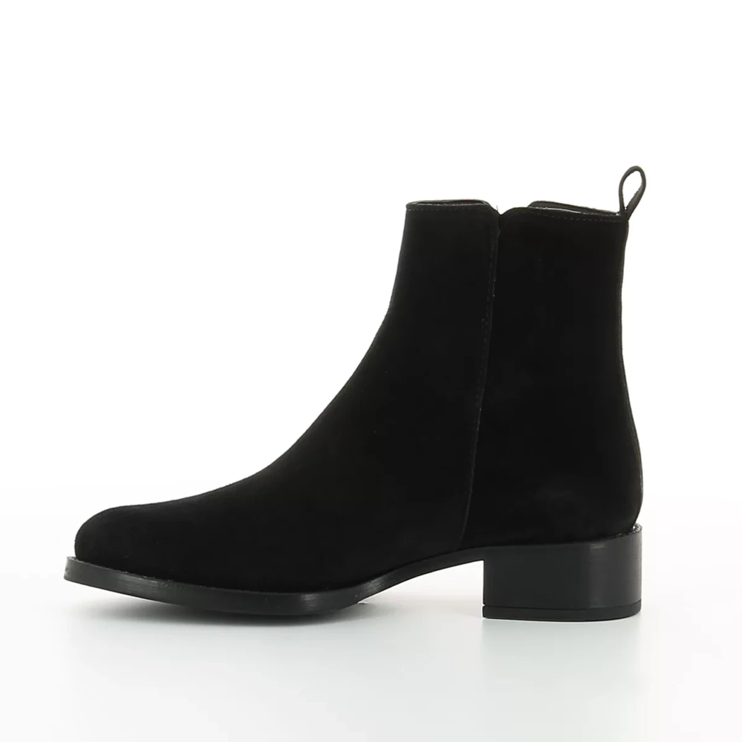 Image (4) de la chaussures Alpe - Boots Noir en Cuir nubuck