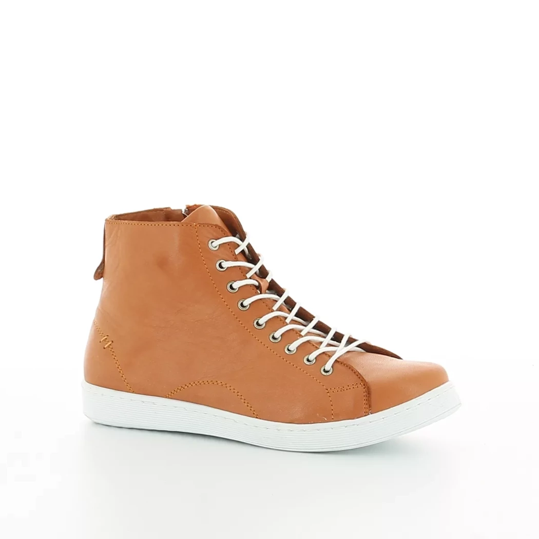 Image (1) de la chaussures Andrea Conti - Bottines Orange en Cuir