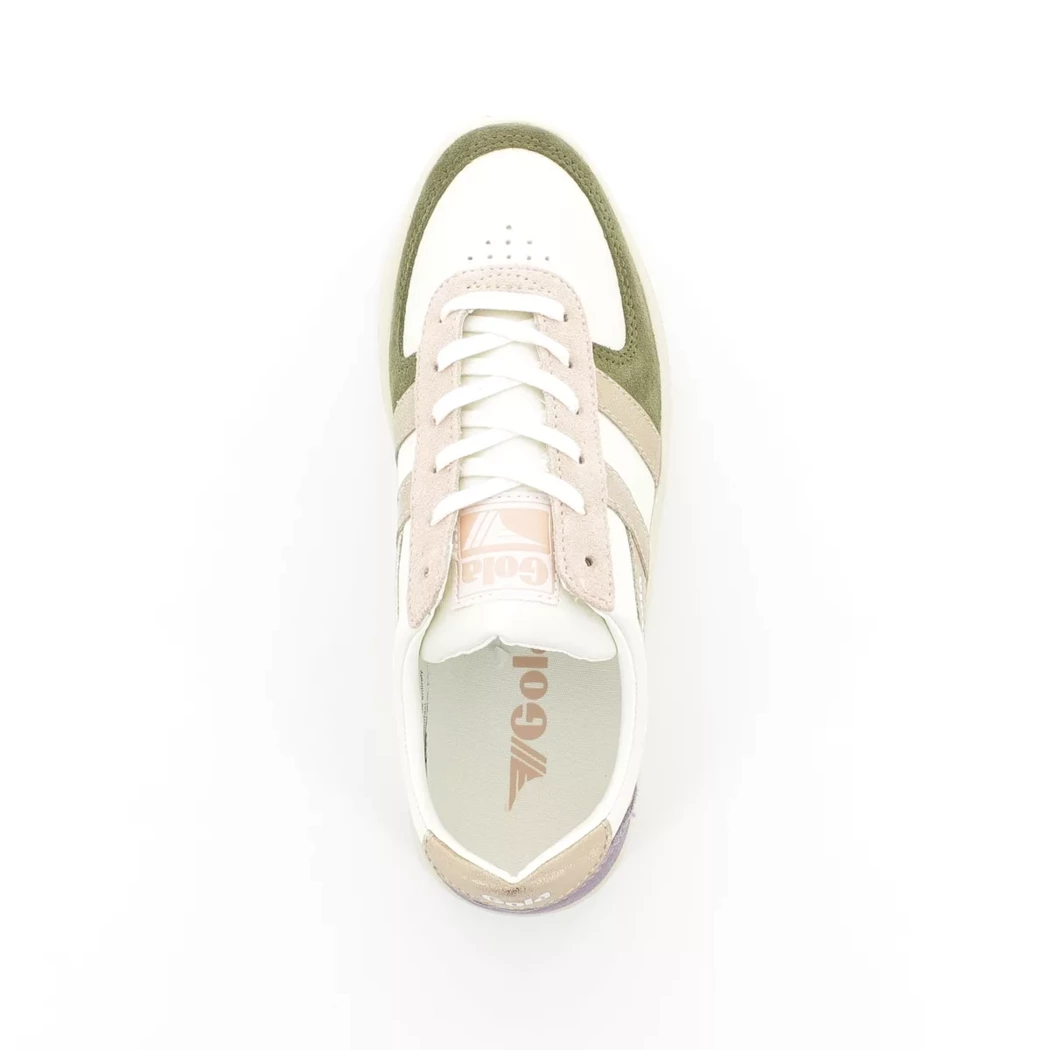 Image (6) de la chaussures Gola - Baskets Blanc en Cuir