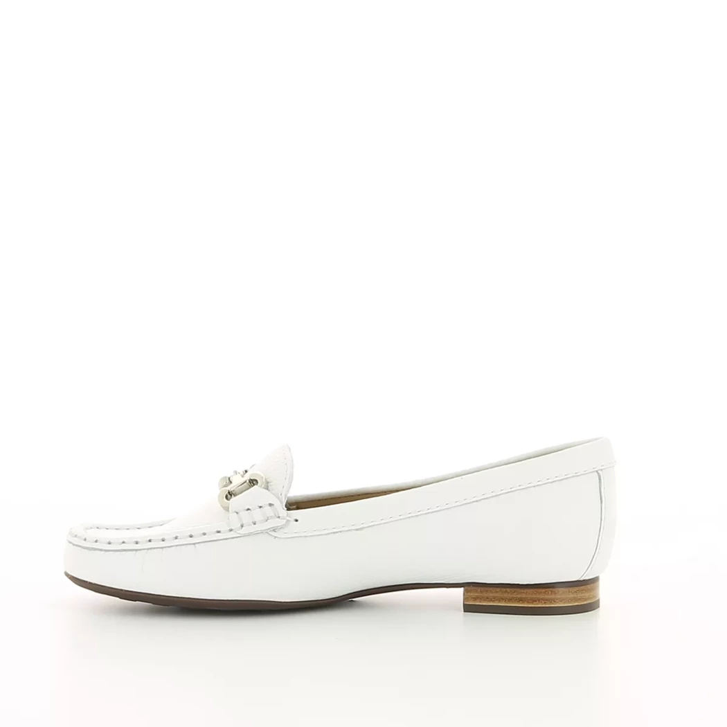 Image (4) de la chaussures Maria Lya - Mocassins Blanc en Cuir