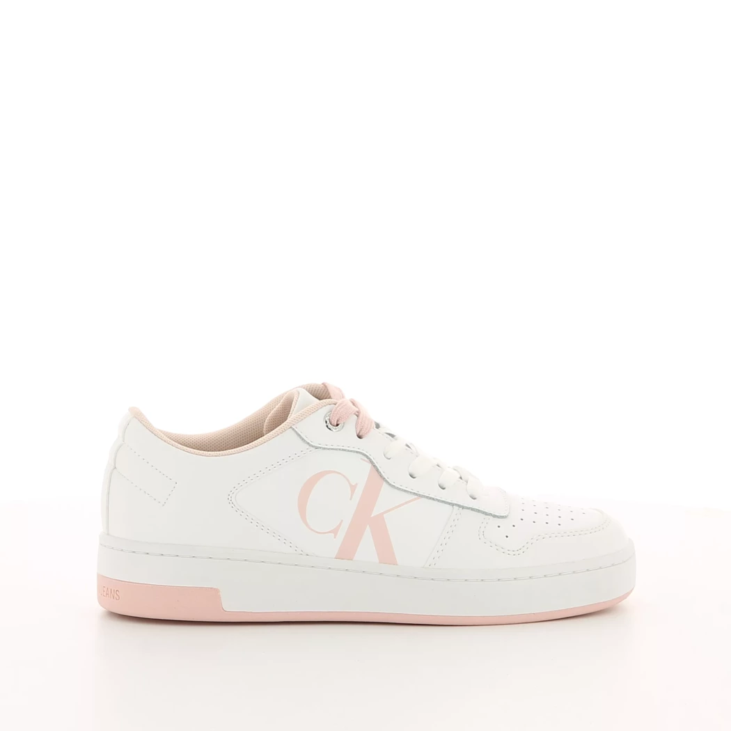 Image (2) de la chaussures Calvin Klein - Baskets Blanc en Cuir