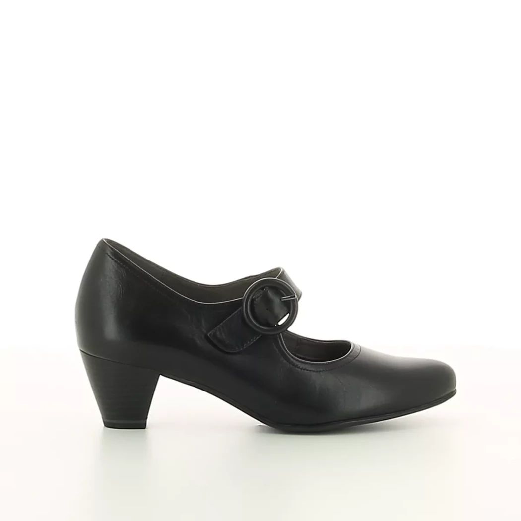 Image (2) de la chaussures Caprice - Escarpins Noir en Cuir