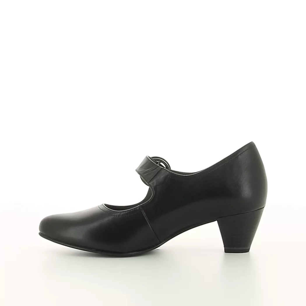 Image (4) de la chaussures Caprice - Escarpins Noir en Cuir